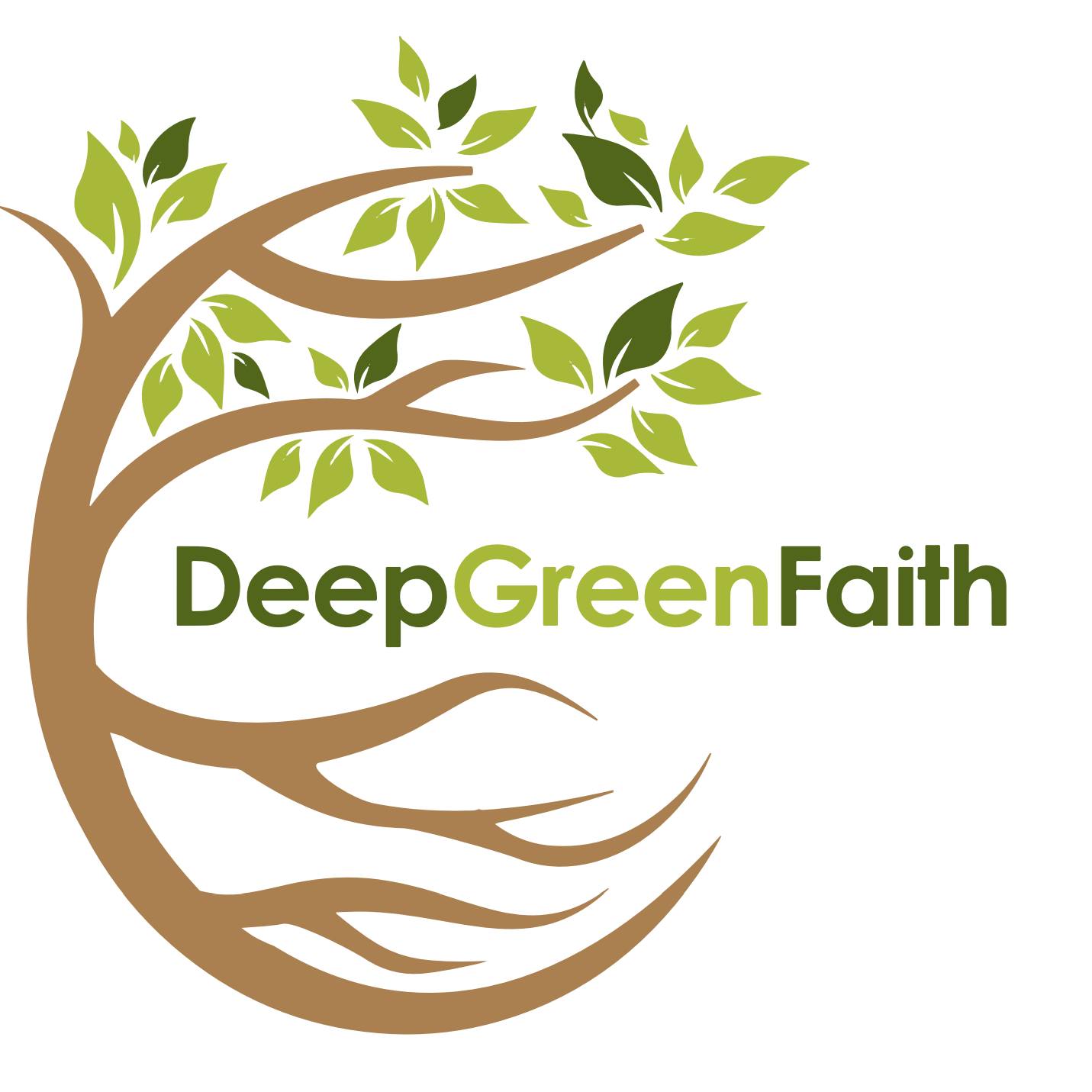 Deep Green Faith Logo